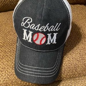 “Baseball mom” cap!